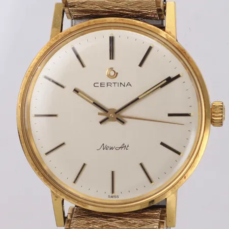 Armbandsur Certina New Art, 18K, manuell, Ø34mm, gravyr, flexband, inga tillbehör