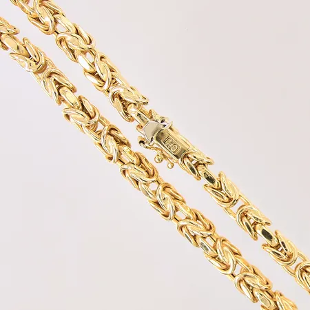 Kedja Kejsar, längd 43,5cm, bredd 6mm, 18K  Vikt: 29,1 g