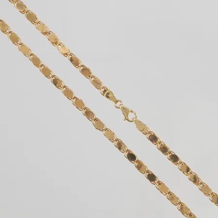 Kedja, 57cm, bredd: 4,3mm, 14K, 10,1g.