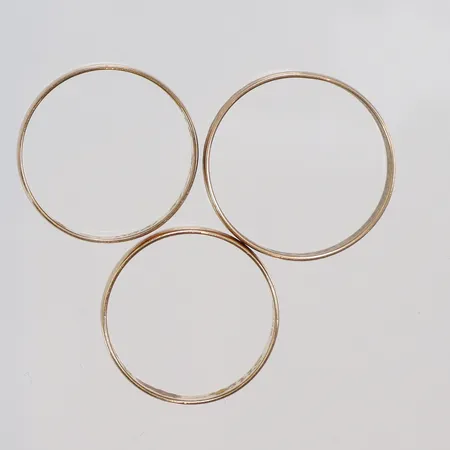 Ringar, gravyr, 18K Vikt: 4,9 g