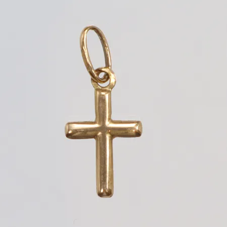 Hänge kors, 19x6mm, 18K Vikt: 0,4 g