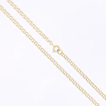 Halskedja, Bismarck, längd 65, bredd 3mm, 18K Vikt: 7 g