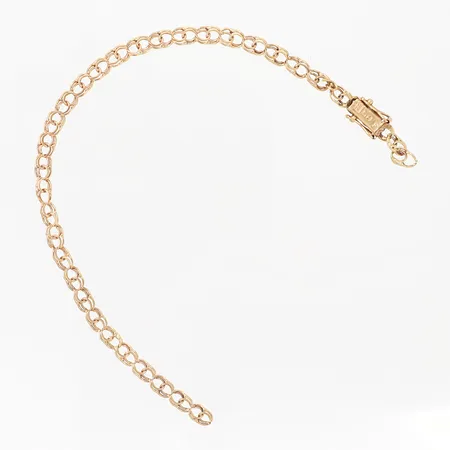 Armband Bismarck, defekt, 18cm, bredd: 4mm, 18K Vikt: 3,5 g