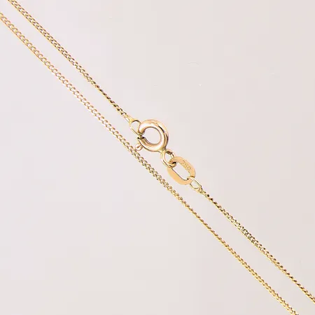 Kedja Pansar, längd 48,5cm, bredd 0,9mm, GHA, 18K  Vikt: 1,8 g