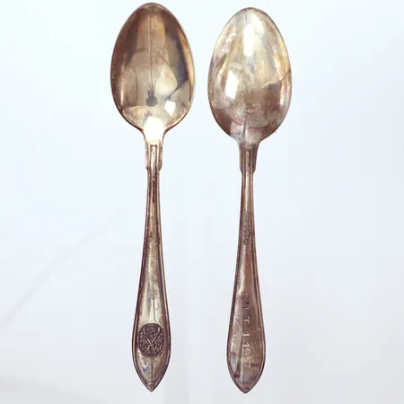 7 kaffeskedar 13cm, silver 800/1000 Vikt: 113 g