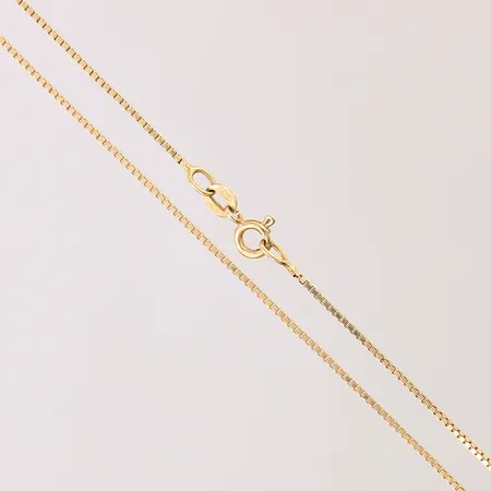 Kedja Venezia, längd 50,5cm, bredd 0,9mm, Balestra, mindre ojämnheter, 18K  Vikt: 3,9 g