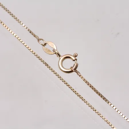 Kedja i silver, 40cm, Venezia, bredd 0,8mm, 925/1000, vikt 1,53g.