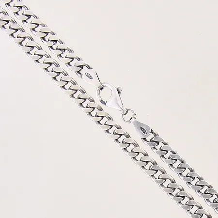 Kedja Pansar, längd 50,5cm, bredd 5mm, GHA, silver 925/1000 Vikt: 30,5 g