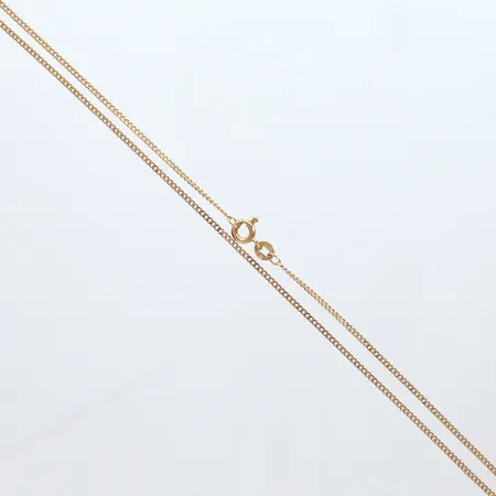 Kedja Pansar, längd 40,5cm bredd 1,40mm, 18k Vikt: 2,9 g