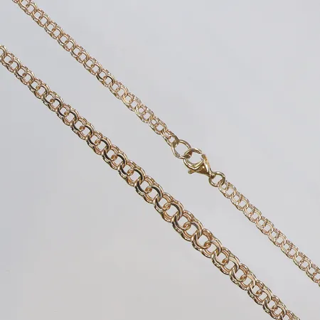 Halskedja doserad Bismarck, längd 43cm, bredd 2-4mm, 18K Vikt: 7,4 g