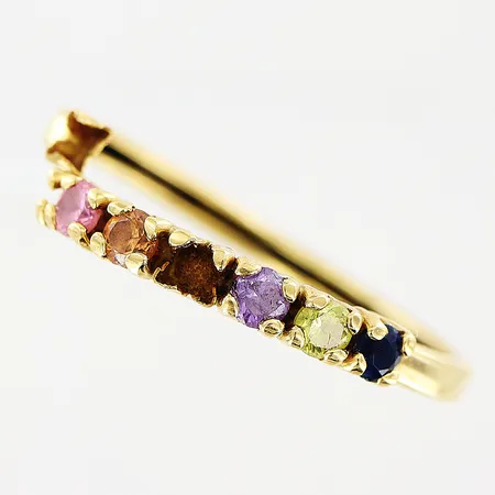 Ring, defekt skena, stenar saknas, 18K Vikt: 1,1 g