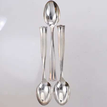 3 Skedar, modell Birgitta, längd 11cm, silver 830/1000 Vikt: 35,1 g