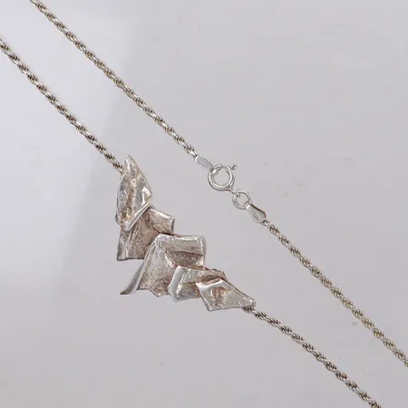 Kedja Cordell med hänge, längd 42cm, bredd 1,9-23mm, silver 925/1000 Vikt: 10,7 g