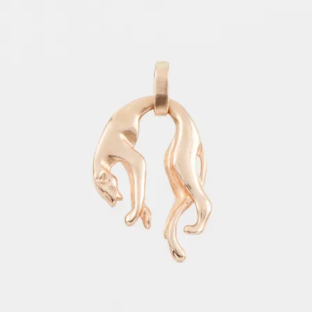 Hänge, höjd ca 35 mm, 18k. Vikt: 7,3 g