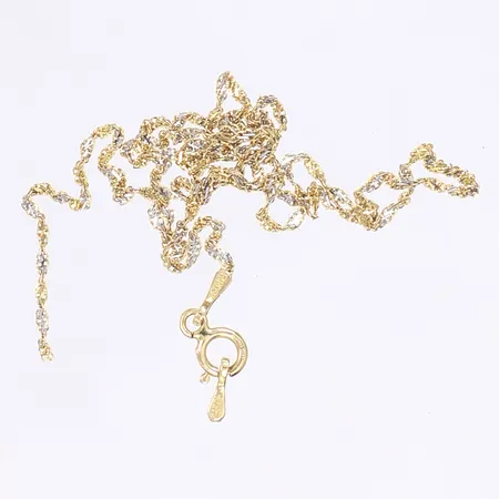 Halskedja, defekt, 14K Vikt: 1 g