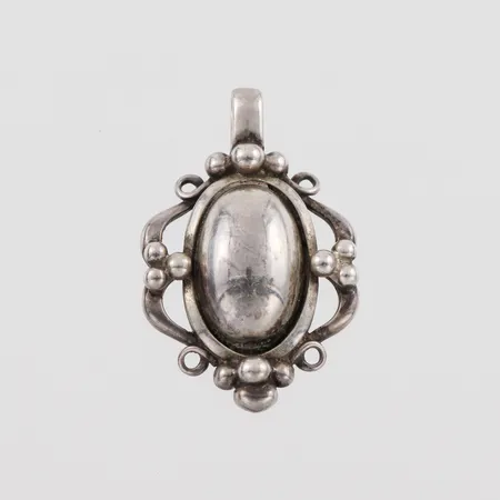 Hänge, Georg Jensen, nummer 1989, höjd ca 32 mm, silver. Vikt: 8,3 g