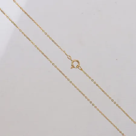 Kedja Ankar, längd 49cm, bredd 1,3mm, rundad modell, 18K Vikt: 2,5 g