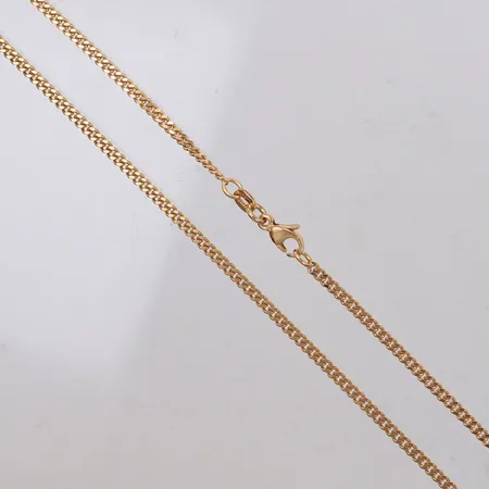 Kedja Pansar, längd 50,5cm, bredd 2,1mm, 18K  Vikt: 8,8 g