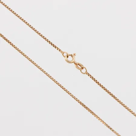 Collier Venezia, längd ca 42 cm, bredd 1 mm, 18k. Vikt: 3,9 g