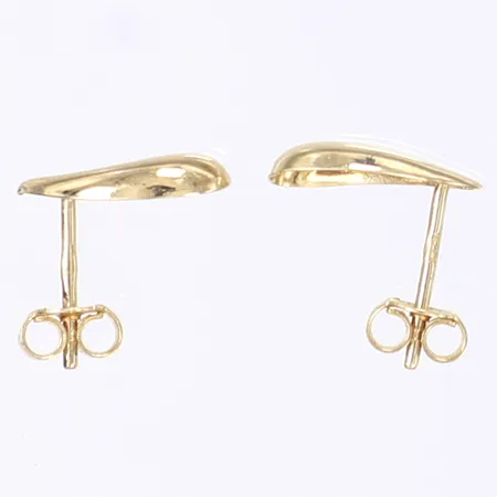 Ett par örhängen, droppformade, längd 10mm, bredd 3mm, 14K  Vikt: 0,5 g