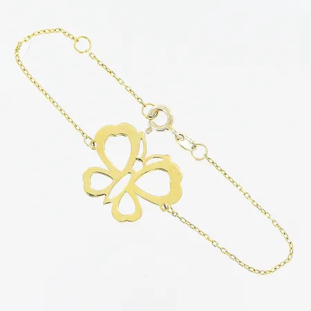 Barnarmband, 12,5cm/14,5cm, bredd 0,5-16mm, 18K Vikt: 1,5 g