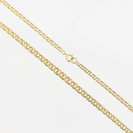 Collier Bismarck, 45cm, doserad bredd 2,5-4mm, 18K Vikt: 8,5 g