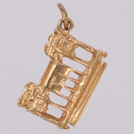 Hänge, längd 19mm, bredd 9,7mm, 14K Vikt: 2 g
