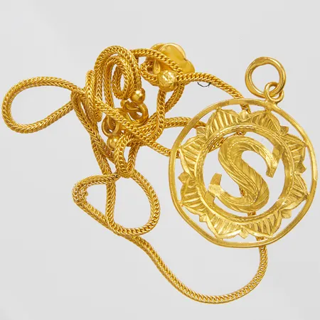 Diverse guld, defekt, Thaiguld, ½ Baht, 23K Vikt: 7,6 g