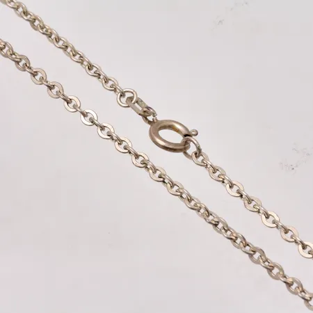  Kedja i silver, 50cm, Ankar, bredd 2,6mm, 830/1000, vikt 5,35g.