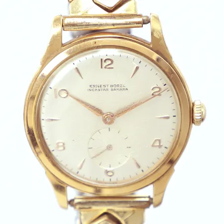 Herrur Ernest borel, incastar sahara, 180403/326104F, mekanisk, Ø35mm, flexband