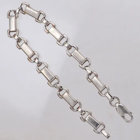 Armband, längd 19,5cm, bredd 7mm, silver 925/1000 Vikt: 13,3 g