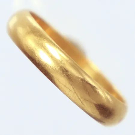 Ring, Ø19¼, gravyr, 23K Vikt: 5,9 g