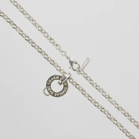Kedja, Ärtlänk, längd: 54cm, bredd: 3,6mm, avtagbart hänge för berlocker, 24x15,5mm, Thomas Sabo, Charm Club, silver, 925/1000 Vikt: 16 g