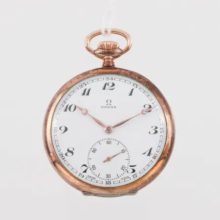 Fickur Omega, diameter ca 5 cm, silver, fungerar ej. Vikt: 0 g