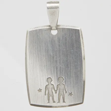 Hänge, 34x19mm, Ceson, silver, 830/1000 Vikt: 4,6 g