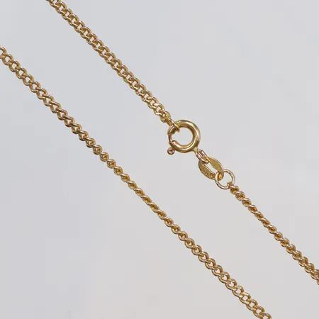 Halskedja, pansar, 53cm, bredd 2mm, ANA, 18K Vikt: 8,8 g