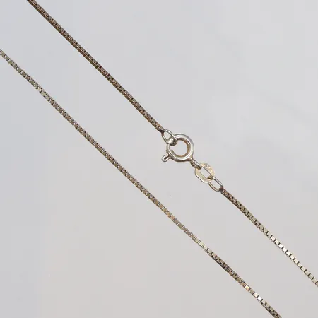 Halskedja, venezia, 41cm, bredd 1mm, 925/1000 Vikt: 2,6 g