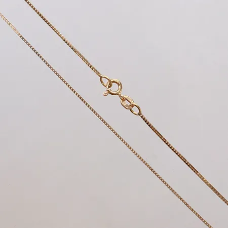 Kedja Venezia, längd 41cm, bredd ca 0,6mm, Italy, 18K Vikt: 2,4 g