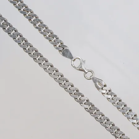 Halskedja Pansar, längd 45cm, bredd 5mm, silver, 925/1000 Vikt: 25,5 g