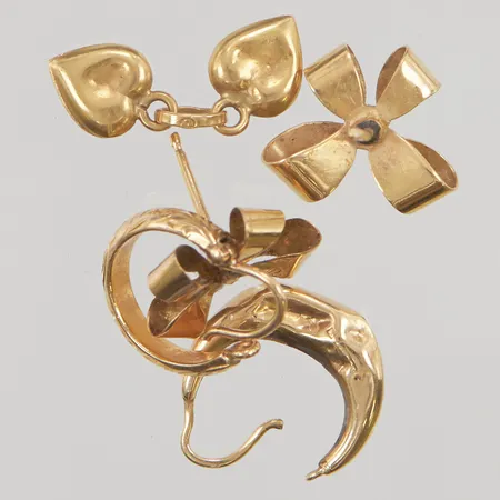 Diverse guld, defekt, 18K, 5,0g.