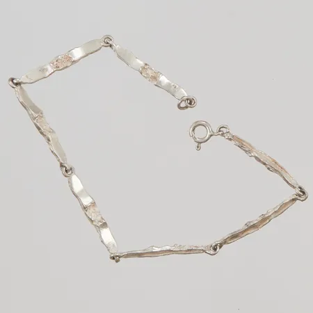 Armband, 18,5cm, bredd: 3,3mm, 925/1000 silver, 4,5g.