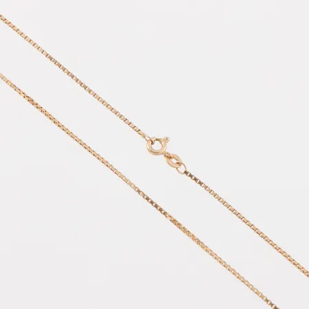 Collier Venezia, längd ca 42 cm, bredd 1.15 mm, 18k. Vikt: 4,7 g