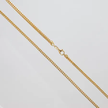 Kedja, Franco, längd: 55,6cm, bredd: 2,9mm, 18K  Vikt: 12,7 g