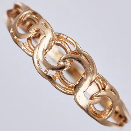 Ring bismarck, stl: 17¼, bredd: ca 1-5mm, stämplad BVIR år 1994, 18K Vikt: 1,1 g