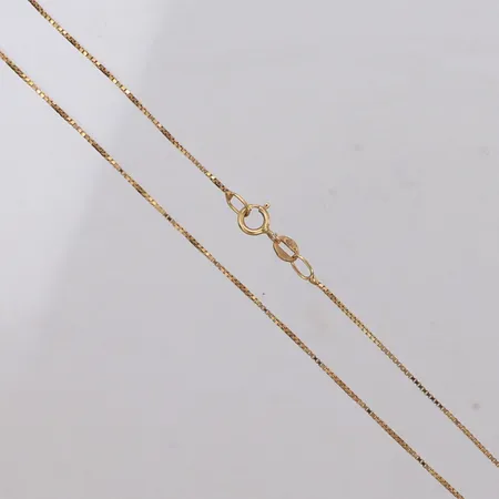 Kedja Venezia, längd 40cm, bredd 0,7mm, 18K  Vikt: 1,5 g