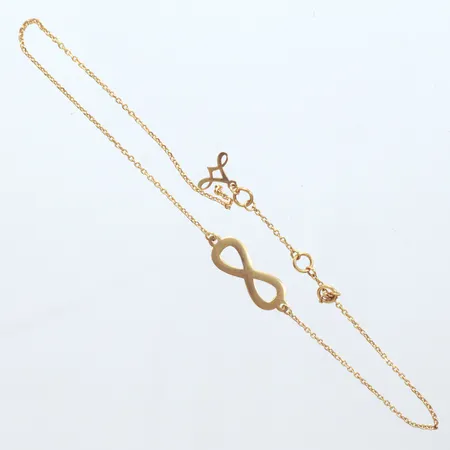 Fotlänk av, defekt, längd  24cm, 18k Vikt: 1,6 g