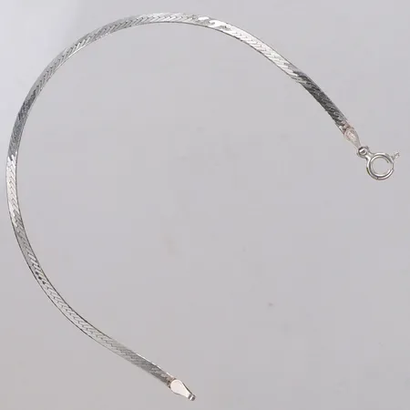 Armband, längd 18cm, bredd 2,5mm, silver 925/1000 Vikt: 1,6 g