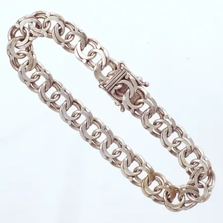 Armband Bismarck, silver, 18.5cm, bredd 9,20cm   Vikt: 18,6 g