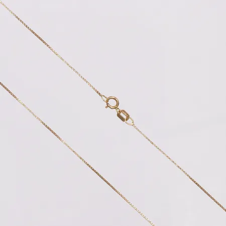 Kedja, Venezia, 55cm, bredd 0,5mm, 18K  Vikt: 1 g