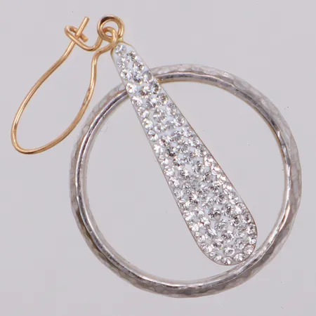 Diverse guld, defekt, med sten, 18K  Vikt: 4,6 g